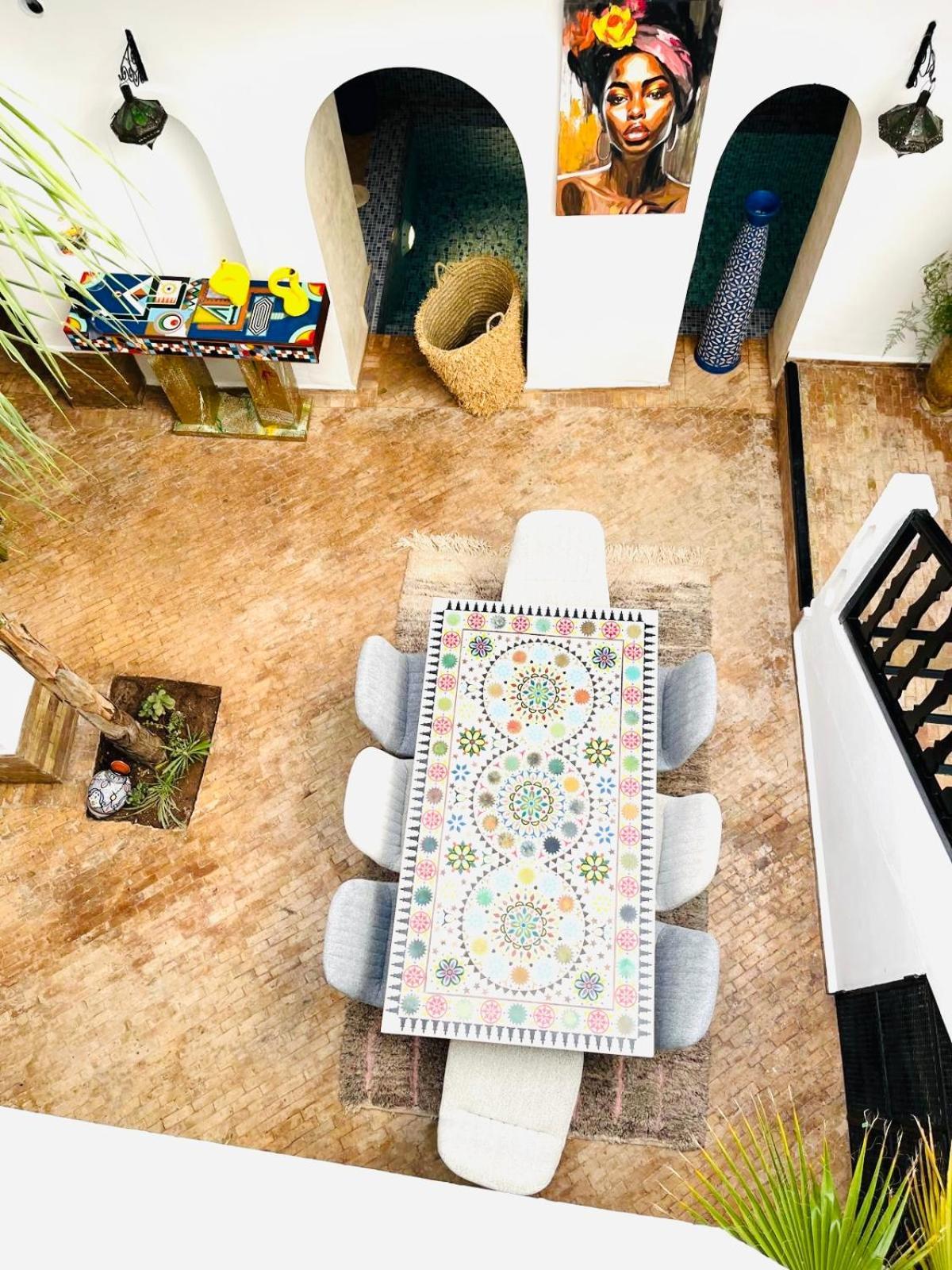 Riad Darna 4 Chambres Avec Piscine Et Petit Dejeuner Marrakesh Extérieur photo