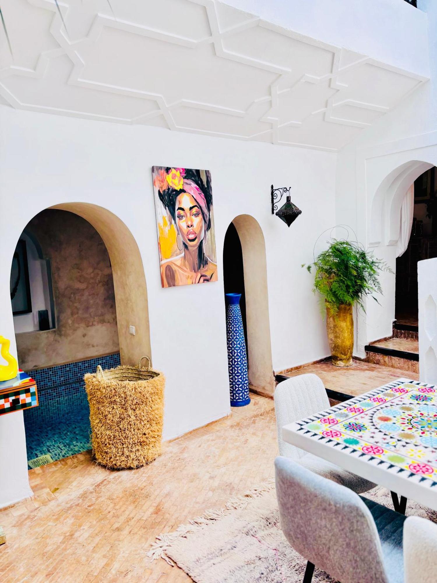 Riad Darna 4 Chambres Avec Piscine Et Petit Dejeuner Marrakesh Extérieur photo